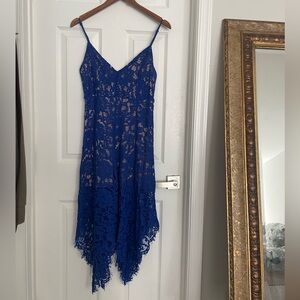 Lulu's Royal Blue Lace Dress